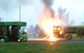 В Минске во время движения загорелся рейсовый автобус