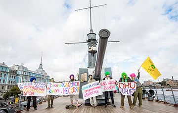 St. Petersburg’s Art Protest Against West-2017 Exercises