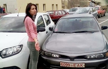 Cтоп-хам по-гродненски: Водитель «подпер» авто прямо на глазах нарушительницы