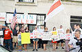 Белорусы Нью-Йорка приняли участие в акции протеста против Путина