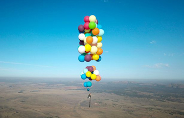 Видеофакт: воздушные шарики из Бельгии долетели до белорусских Лельчиц