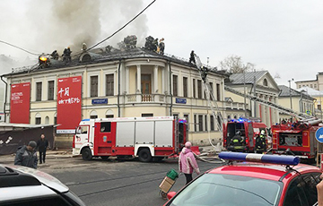 В московском музее Пушкина вспыхнул пожар