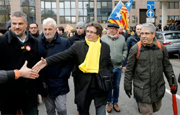 У Брусэлі 45 тысяч чалавек бяруць удзел у акцыі падтрымкі незалежнасці Каталоніі