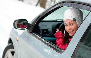 Как белорусские водители помогают друг другу на дороге зимой