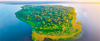 Фотофакт: Потрясающе красивый самый большой остров Беларуси