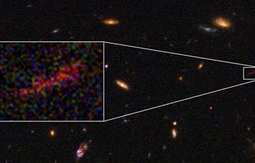 Телескоп НАСА запечатлел новую далекую галактику
