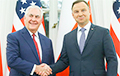 Дзяржсакратар ЗША знаходзіцца з візітам у Варшаве