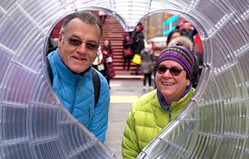 В Нью-Йорке установили гигантскую 3D-валентинку