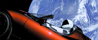 Falcon Heavy и Tesla – в космосе. Лучшие коубы