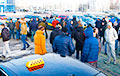 В Минске прошла забастовка таксистов