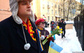 Петербуржцы поздравили украинцев с годовщиной Майдана
