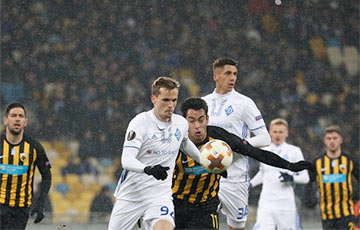 Кіеўскае «Дынама» Хацкевіча прабілася ў 1/8 фіналу Лігі Еўропы