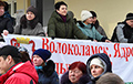 Протестующие в Волоколамске встретили губернатора криками «Позор»