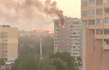 В Минске горела многоэтажка