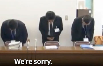 Японский чиновник ушел на обед на три минуты раньше – его начальство извинилось на ТВ