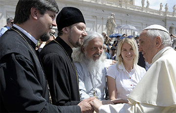 Священник Борисовской епархии встретился с Папой Римским