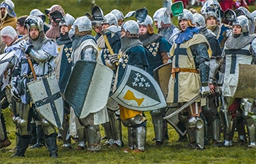 На Грюнвальдском поле сражались тысячи рыцарей