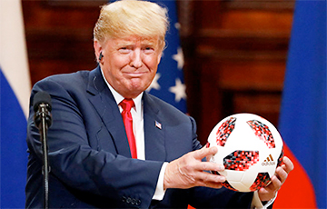 Служба бяспекі Трампа праверыла футбольны мяч, падораны Пуціным