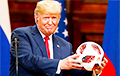 Служба бяспекі Трампа праверыла футбольны мяч, падораны Пуціным