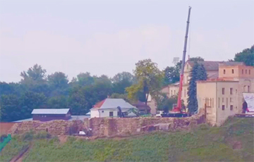 На тэрыторыі Новага замка ў Гародні выяўлены падмурак будынка 12 стагоддзя