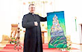 Лявон Вольский написал картину для священника из Друи