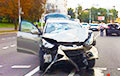 В Минске сильно пьяный водитель Hyundai ездил по городу и таранил авто
