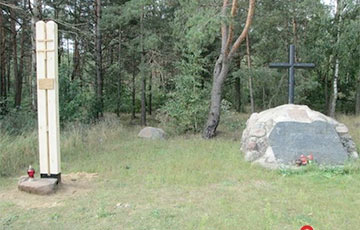 Возле Мостов вандалы уничтожили стелу в честь повстанцев Калиновского
