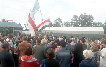 Защитники Куропат договорились продолжать протесты (Видео)