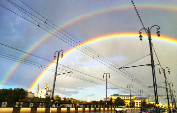 Фотофакт: Двойная радуга в Витебске