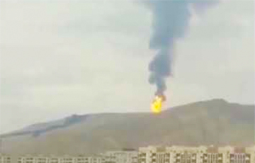 Відэафакт: у Азербайджане адбыўся выбух гразевага вулкана
