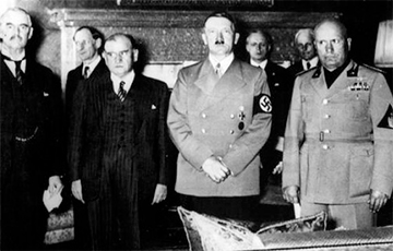 Пра што дамовіўся Гітлер з брытанцамі і французамі ў 1938 годзе?