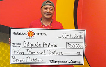 Мужчина подсмотрел счастливые числа в лотерее и выиграл состояние