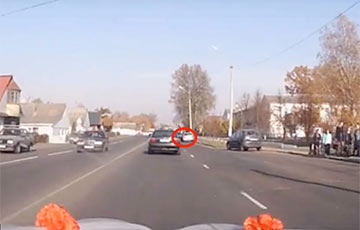 Clash Of Police Officer And Wedding Convoy In Slutsk Got On Video