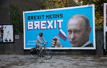 В Лондоне появились сатирические билборды с Путиным
