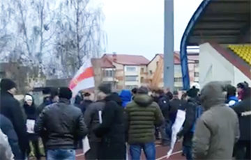 Independent Trade Union In Salihorsk Holds Protest Action