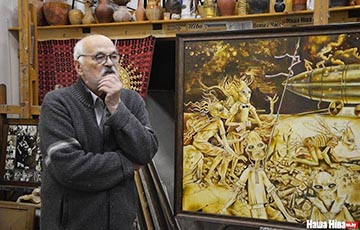 «Астраўляне»: Алесь Марачкін прысвяціў карціну БелАЭС