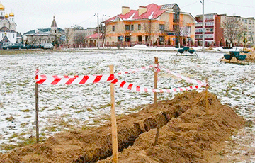 В центре Светлогорска нашли крупнокалиберный артиллерийский снаряд