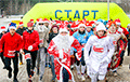 Фотофакт: Как в Минске бежали Санта-Клаусы