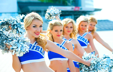 Минская команда «Ice Girls» заняла третье место в конкурсе на самую красивую группу поддержки в КХЛ