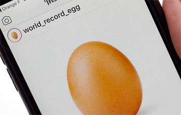 Яйцо-рекордсмен в Instagram назвало свое имя и дало интервью