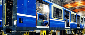 Фотофакт: Как будут выглядеть новые поезда для минского метро изнутри