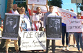 Miami Belarusians Held Rally To Commemorate Missing Politicians And To Support Charter-97