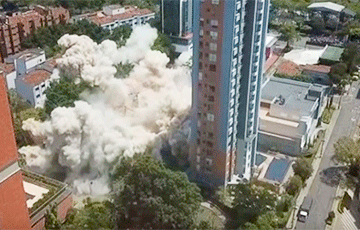 Видеофакт: В Колумбии взорвали дом Пабло Эскобара