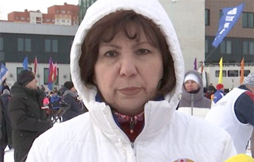 Кочанова начала выполнять приказ Лукашенко «бегать по трассе»