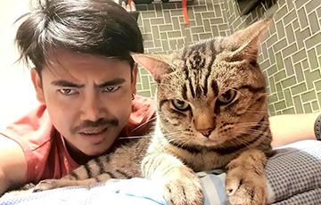 Житель Таиланда установил видеокамеру, чтобы узнать, что ночью делает его кошка