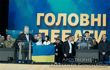 Видеофакт: Один из самых эмоциональных моментов за время президентской кампании в Украине