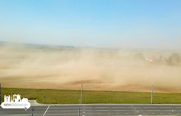 Videofact: Sandstorm Covered Hrodna, Sight Distance Reduced To Zero