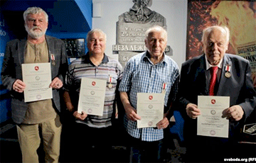 Alexievich, Antonchyk, Arlou, Haretski, Shushkevich Awarded With ‘100 Years Of BPR’ Medal