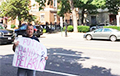 Belarusian Pickets Russian Embassy In United States
