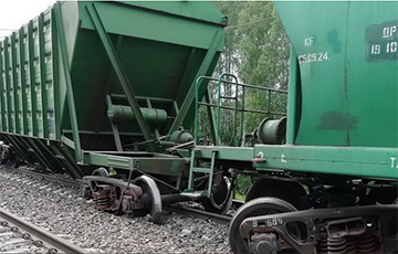 Freight Cars Derailed On Minsk - Vorsha Railway Line